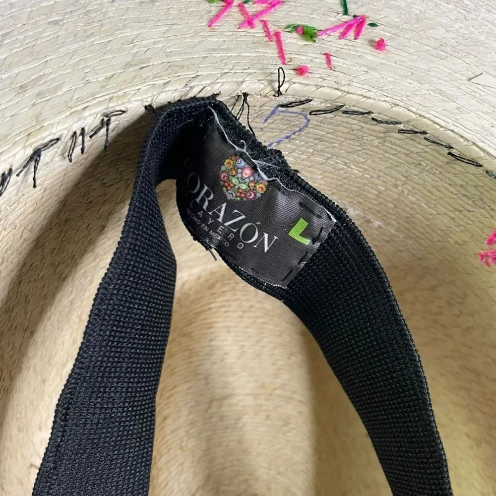 Corazon Playero Exclusive Cactus Embroidered Sun Hat
